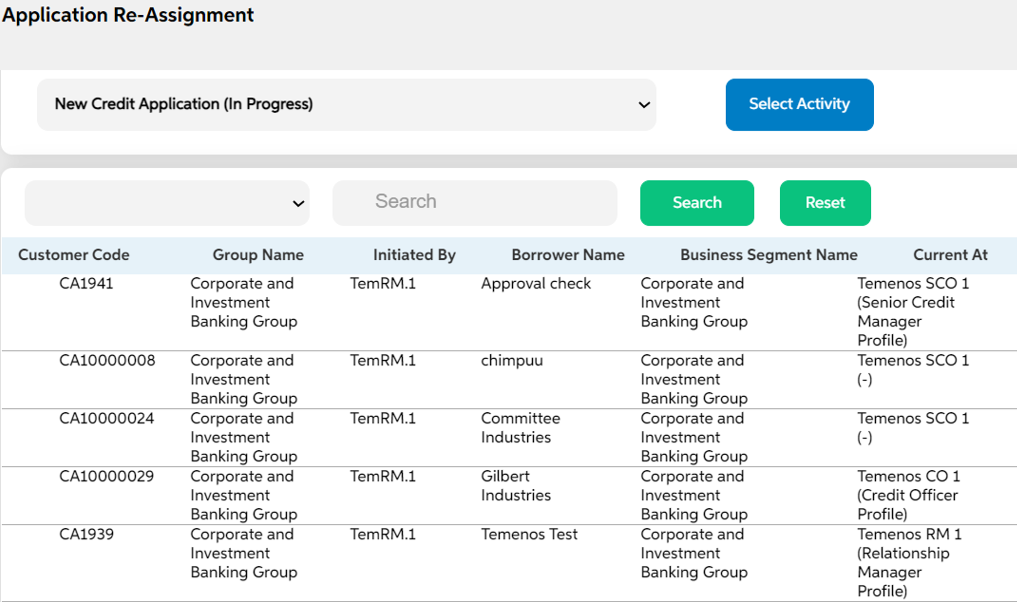 Select Application